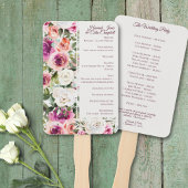 フローラフレエレガントームピンク赤面パープルピーチホワイト ハンドファン