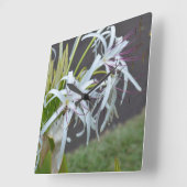 フローラフレグランスウォールクロック スクエア壁時計 (傾斜)