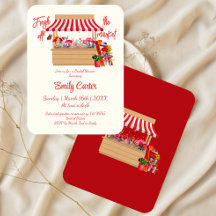 フローラフレッシュ・オブ・ザ・マーケットブライダルシャワー