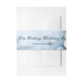 フローラフレームとバラとケルトデザイン。 招待状ベリーバンド (正面例)