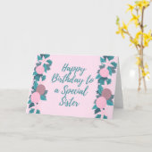 フローラフレームの特殊シスター カード (黄色い花)