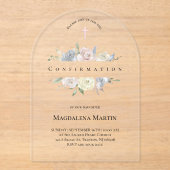 フローラフレームの確認 アクリル招待状 (正面)