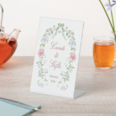 フローラフレームカードとギフト 台座サイン (インサイチュ)