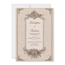 フローラフレームビクトリアンエレガントな結婚式