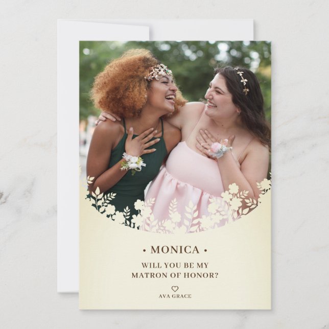 フローラフレームフラワーガール花嫁の提案 (正面)