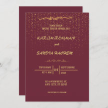 フローラフレームプラムと金ゴールドイスラム結婚教徒