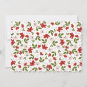 フローラフレームホリデーフォトカード シーズンカード (裏面)