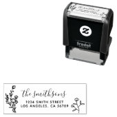 フローラフレームボタニカルシグネチャーボホシック セルフインキングスタンプ (インサイチュ)