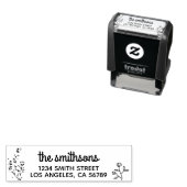 フローラフレームボタニカルシグネチャーミニ セルフインキングスタンプ (インサイチュ)