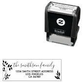 フローラフレームボタニカルシグネチャー葉 セルフインキングスタンプ (インサイチュ)