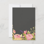 フローラフレーム写真サンキューカード サンキューカード (裏面)