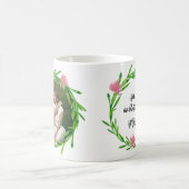 フローラフレーム写真印刷マグカップ コーヒーマグカップ (中央)