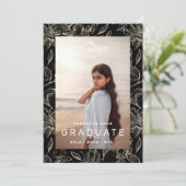 フローラフレーム写真大学卒業2023 案内状 (スタンド正面)