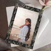 フローラフレーム写真大学卒業2023 案内状