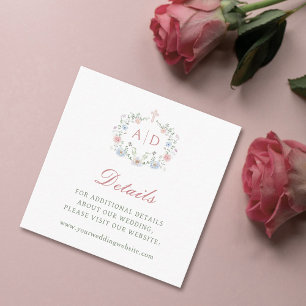フローラフレーム宗教結婚の詳細サイト エンクロージャーカード