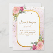 フローラフレーム母の日カード付き写真 シーズンカード (裏面)