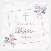 フローラフレーム洗礼少女 スクエアシール (正面)