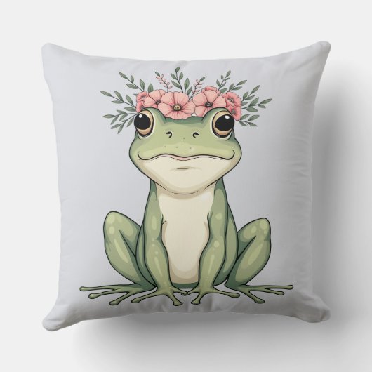 フローラフロッお洒落グコテージコアアート クッション (裏面)