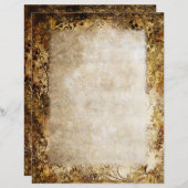 フローラフローリッシュタペストリースクラップブック紙 (正面/裏面)