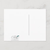 フローラフローリッシュRSVPカード インビテーションポストカード (裏面)