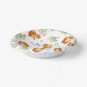 フローラフワフワ犬パーティー ペーパーボウル (傾斜あり)