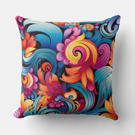 フローラフンカデリック植物学 クッション (正面)