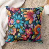 フローラフンカデリック植物学 クッション (ブランケット)