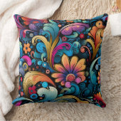 フローラフンカデリック植物学 クッション (ブランケット)