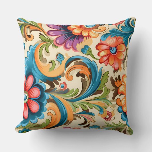 フローラフンカデリック植物学 クッション (正面)