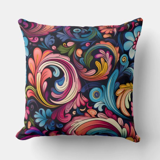 フローラフンカデリック植物学 クッション (正面)