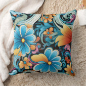 フローラフンカデリック植物学 クッション (ブランケット)