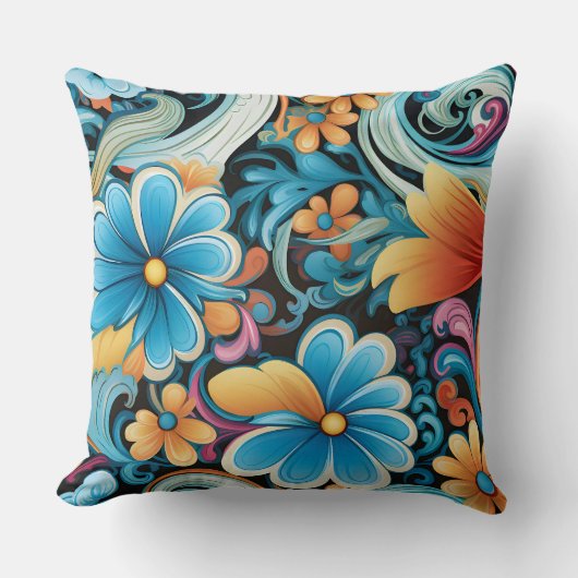 フローラフンカデリック植物学 クッション (正面)