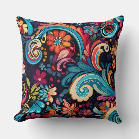 フローラフンカデリック植物学 クッション (正面)