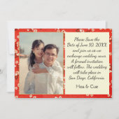 フローラフ日本のラットに日付カードを保存 セーブザデート (正面)