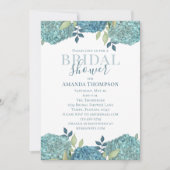 フローラブエレガントルーアジサイブライダルシャワー 招待状 (正面)