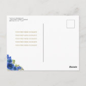 フローラブクラシックルー金ゴールドティ王室のアラキンセアニラ ポストカード (裏面)