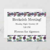 フローラブッククラブのアラーム ポストカード (正面/裏面)