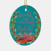 フローラブッククラブフレンドシップクリスマスホリデー セラミックオーナメント (右)