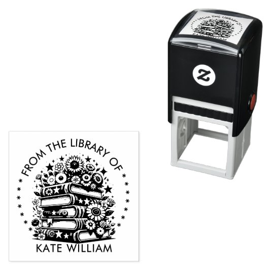 フローラブックスタックRound Stampのライブラリから セルフインキングスタンプ (インサイチュ)