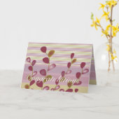 フローラブドデザイナー カード (黄色い花)