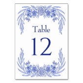 フローラブフランスのルー結婚ズ テーブルナンバー (裏面)