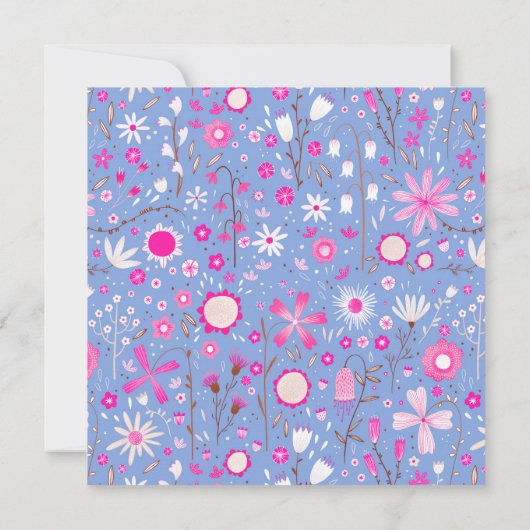 フローラブモダンルー結婚ズ 招待状 (裏面)