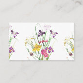 フローラブライダルウェディングシャワーレシピ要求 エンクロージャーカード (裏面)