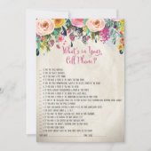 フローラブライダルシャワーあなたの携帯電話のゲームの中に何がある (正面)