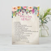 フローラブライダルシャワーあなたの携帯電話のゲームの中に何がある (スタンド正面)