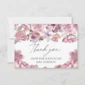 フローラブライダルシャワーありがとう サンキューカード (正面)
