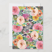 フローラブライダルシャワーこ来この花嫁ゲーム 招待状 (裏面)