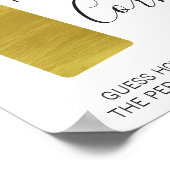 フローラブライダルシャワーはコークの数を推測する ポスター (角)