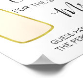 フローラブライダルシャワーはコークの数を推測する ポスター (角)