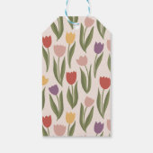 フローラブライダルシャワーま結婚たはパーソナライズされた ギフトタグ (裏面)